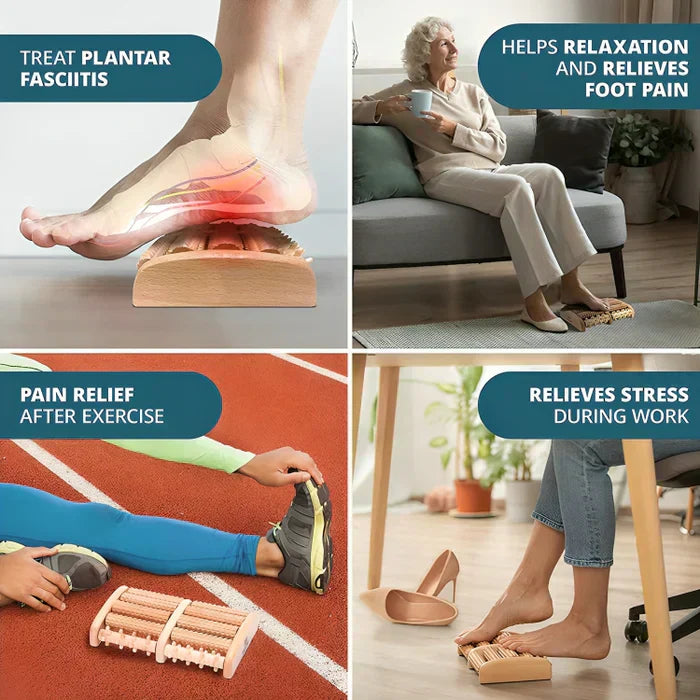 50% RABATT | Solurelle™ | Fußroller-Massagegerät aus Holz